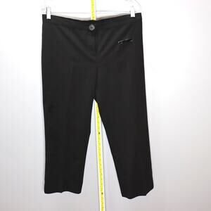 cop. copine Black Cropped Trousers – Size 42, Made in Portugal